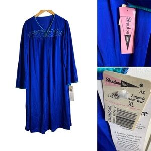 SHADOWLINE Vintage Indigo Robe Sz XL